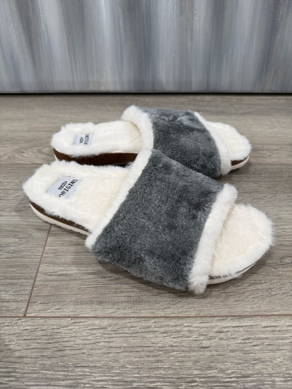Earth Origins Faux Fur Slippers